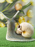 Halloween skeleton snail garden ornament resin decorations