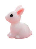 Rabbit three sets of garden decorations resin ornaments