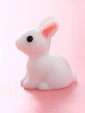 Rabbit three sets of garden decorations resin ornaments