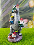 Dinosaur dwarf dwarf resin decorative ornaments