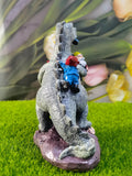 Dinosaur dwarf dwarf resin decorative ornaments