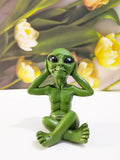 Aliens green do not listen to the resin decorative ornaments ornaments