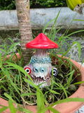 White mushroom garden house resin decorative ornaments