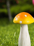 Yellow mushroom garden decorative resin ornaments