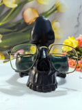 Skull resin glasses frame