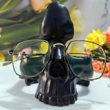 Skull resin glasses frame