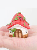 Mushroom house garden decoration resin ornaments decorations