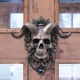 Punk Satan skull sheep head wall decoration