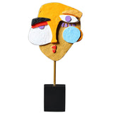 Resin ornaments human face color European abstract mask