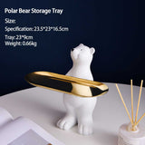 Polar bear  storage ornament