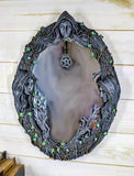 Goddess mirror with amulet