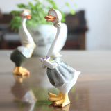 Duck home garden patio ornaments resin