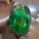 Luminous lava dragon egg transparent resin furniture ornaments resin crafts